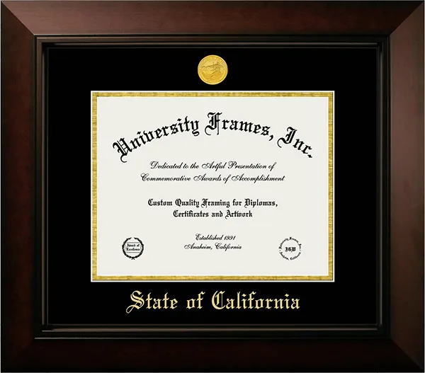 State Certificate Frames